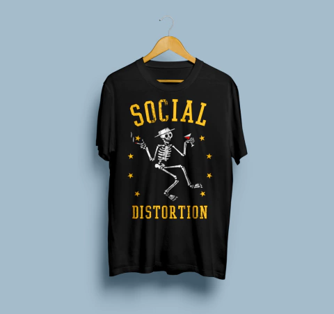CAMISETA BANDA SOCIAL DISTORTION