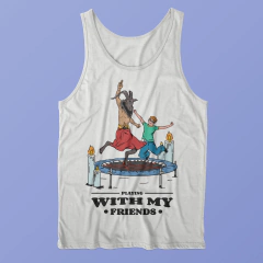 CAMISETA REGATA BAPHOMET MY FRIEND - comprar online