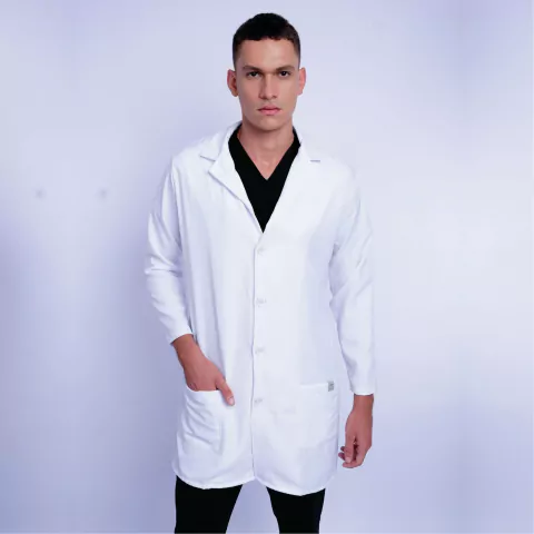 Jaleco Básico Masculino - Branco