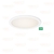 Painel Plafon 18w Led Redondo Embutir Branco Quente 3000K