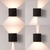Arandela Branca Led Direcionável 4w 3000k Preto Bivolt - LUMLED Especializado em LED