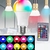 Lâmpada Led Rgb 16 Cores 10w Bivolt E27 Com Controle Remoto 110V/220V - comprar online