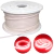 Fita Led Cob Perfil Vermelho 220v Rolo 100m