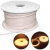 Fita Led Cob Perfil Branco Quente 3000k 220v Rolo 100m