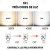 Kit Lustre Pendente 6 Aros Preto LED 120W 3 Temperaturas de Cor Bivolt Luminária Elegante - comprar online