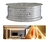 Fita Led Dupla 240leds/m 110v Branco Quente 3000k