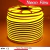 Neon Led 220v Laranja Ambar Rolo 100m