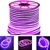 Kit 100m Led Neon Roxo 110v