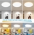 Luminaria Plafon LED 30w Sobrepor Redonda 3 cores Borda Infinita - LUMLED Especializado em LED