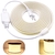 Fita Led Cob 4 Metros Branco Quente 3000k 110v Ip65 + Conector