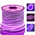 1m Mangueira Neon Fita Led Roxo 110v + Conector