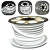 2m Mangueira Neon Fita Led Branco Frio 6500k + Conector