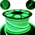 5m Mangueira Neon Fita Led Verde 110v + Conector