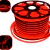 3m Mangueira Neon Fita Led Vermelho 110v + Conector