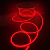 3m Mangueira Neon Fita Led Vermelho 110v + Conector na internet