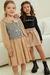 Vestido Infantil Inverno com Colete Infanti na internet