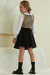 Conjunto Infantil Menina Saia Colete e Blusa Infanti - comprar online