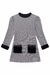 Vestido em Tweed Infantil e Blusa manga comprida Infanti na internet