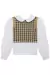 Conjunto Infantil Menina Saia Colete e Blusa Infanti