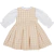 Vestido xadrez com Camisa Infantil Papilloo - Papilloo