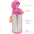 Garrafa térmica Infantil Inox Canudo Silicone Buba na internet