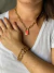 Kit Colar Choker E Pulseira Corrente Blogueira Papilloo - comprar online