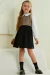 Conjunto Infantil Menina Saia Colete e Blusa Infanti - loja online