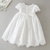 Imagem do Vestido Batizado Mandrião Renda Branco Touca Bebê Papilloo