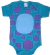 Body mesversario Bebê Papilloo - Papilloo