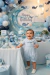 Macacão Batizado e Aniversário Azul Bebê Algodão Papilloo - loja online