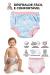 Calcinha de desfralde Infantil Bebê Buba 2 Unidades - comprar online