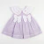 Vestido de aniversário Bebê Bordado a mão laços Algodão Papilloo - loja online