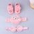 Kit Rosa Meia + 2 lacinhos Baby delicadas ⭐️⭐️⭐️⭐️⭐️