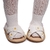 Sapatinho Sandalia de Bebe courino com flores ⭐️⭐️⭐️⭐️⭐️ - loja online