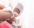 Sapatilha de bebe , de luxo com cristais OFF WHITE na internet