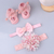 Kit Rosa Meia + 2 lacinhos Baby delicadas ⭐️⭐️⭐️⭐️⭐️ - Lacinhos de Liz - Vestidos de luxo, sapatinhos , lacinhos, enxoval de bebe 