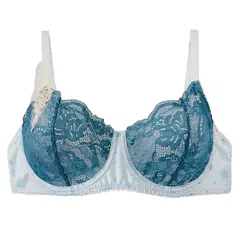Imagen de Conjunto con aro puntilla azul - JESÚS FERNANDEZ