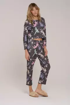 Pijama gina anna bell black - comprar online