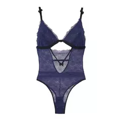 Body Puntilla Azul - tienda online