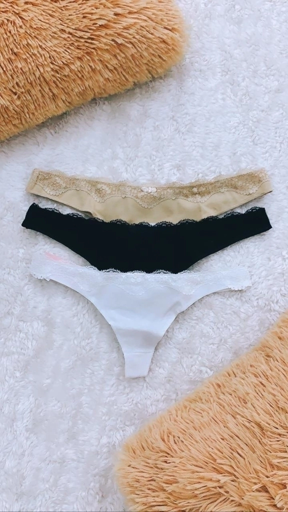 Less algodón con puntilla - Miss Bombay