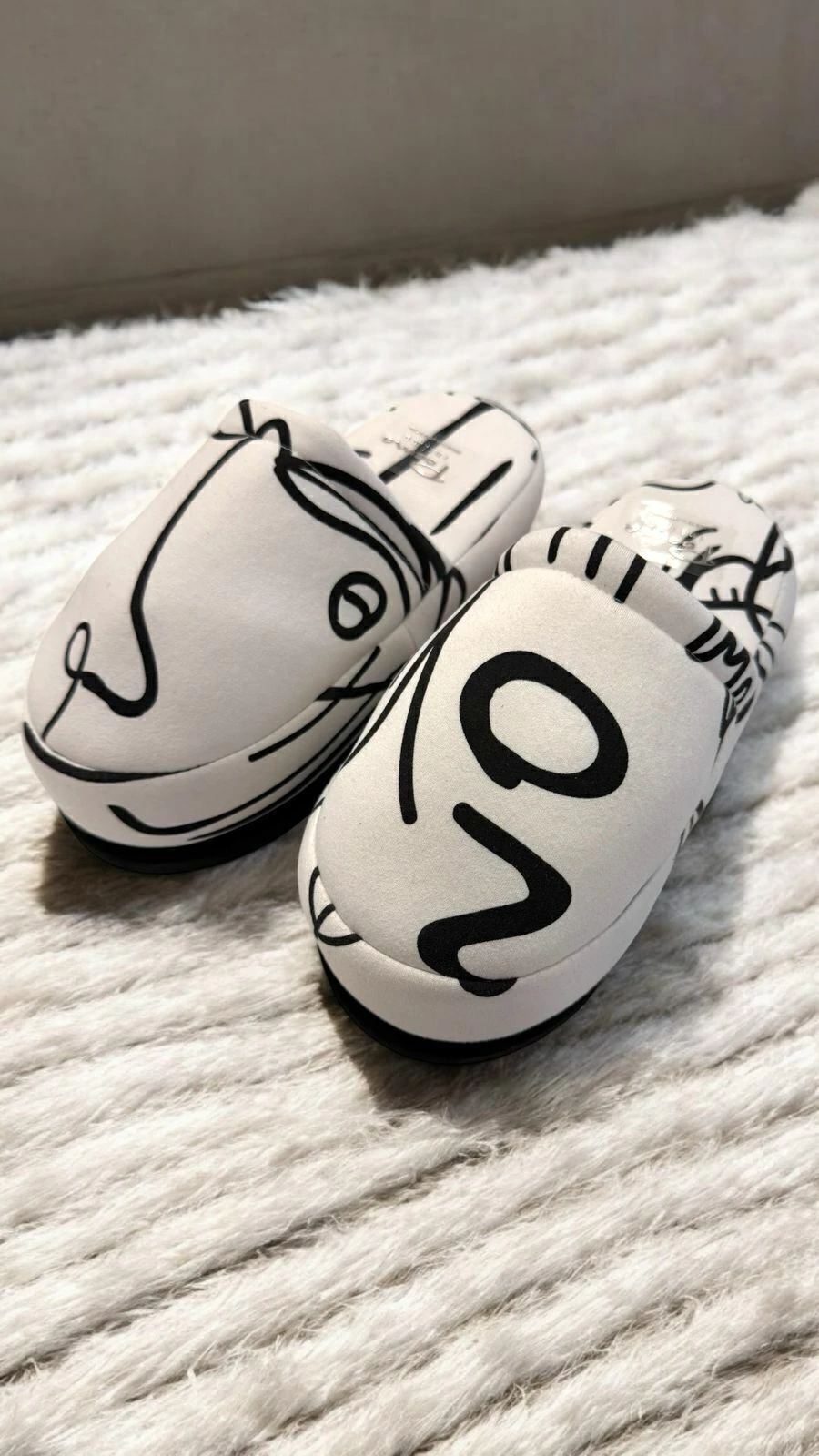 pantuflon estampado - poema