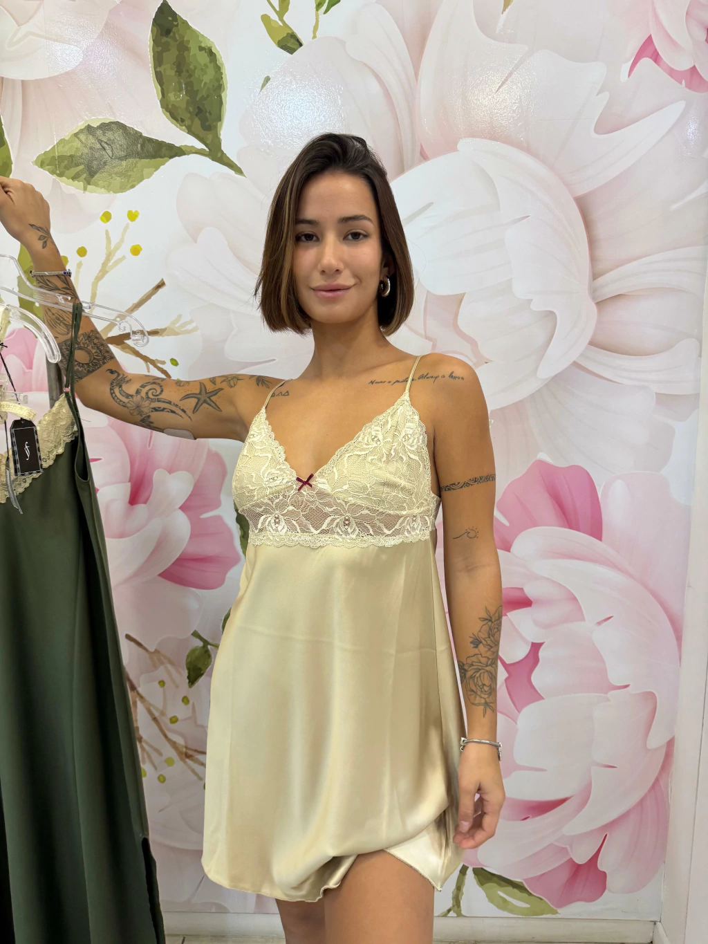 Camisolin camelia - Constanza Vercelli