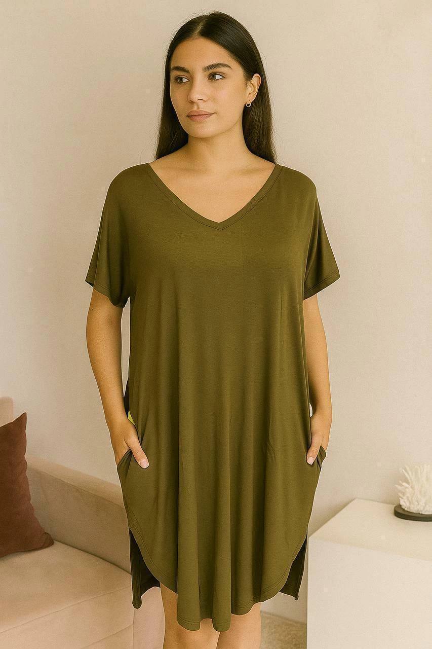 Camisola viscosa verde - Constanza Vercelli