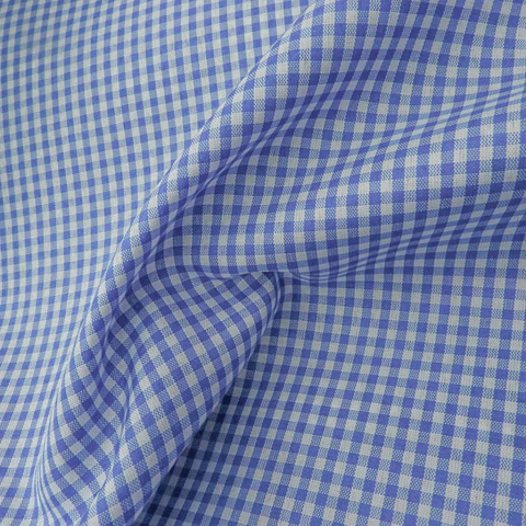 Cuadrille Chico celeste por metro