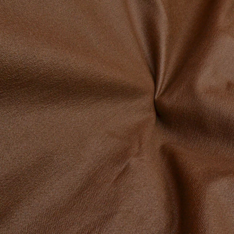 Gabardina elastizada con Foil Marrón - comprar online