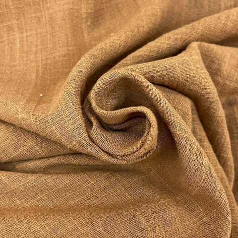 Gasa de Algodón Marrón por metro