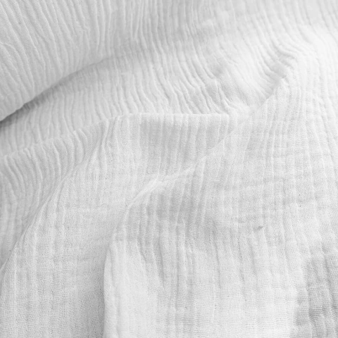 Gasa de algodón Baby Cotton blanco por metro - comprar online