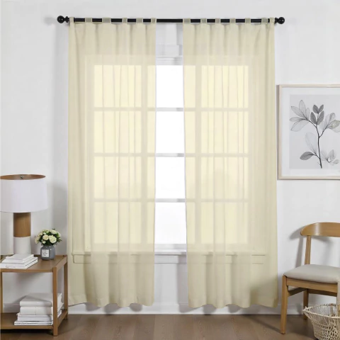 Cortina de Voile Natural - comprar online