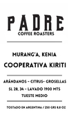 Kenia Murang’a-250 gramos