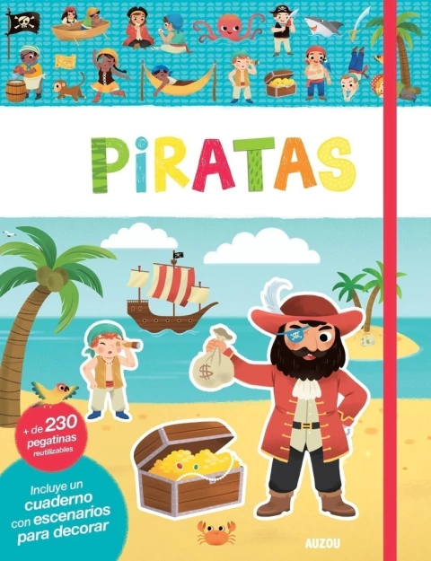 PIRATAS - LIBRO DE STICKERS